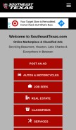 How southeasttexas.com looks like on a mobile device such as an iPhone.