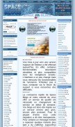 How space-blogs.net looks like on a mobile device such as an iPhone.