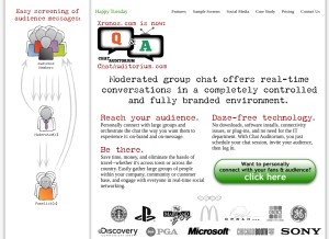 How sparcplug.com looks like on a tablet such as an iPad.