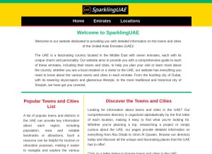 How sparklinguae.com looks like on a tablet such as an iPad.