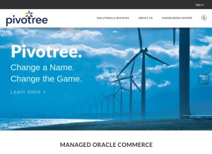 How sparkred.com looks like on a tablet such as an iPad.