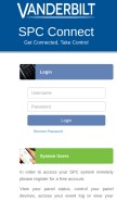 How spcconnect.com looks like on a mobile device such as an iPhone.