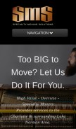 How specialtymovingsolutions.com looks like on a mobile device such as an iPhone.