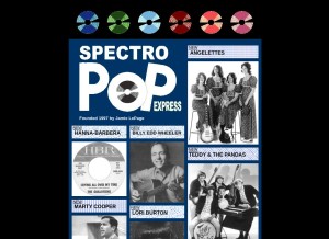 How spectropop.com looks like on a tablet such as an iPad.