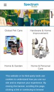 How spectrumbrands.com looks like on a mobile device such as an iPhone.