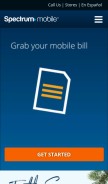 How spectrummobile.com looks like on a mobile device such as an iPhone.