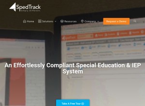 How spedtrack.com looks like on a tablet such as an iPad.
