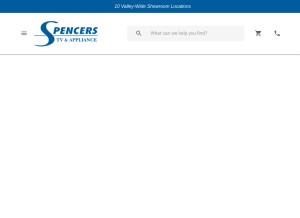 How spencerstv.com looks like on a tablet such as an iPad.