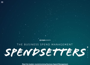 How spendsetters.com looks like on a tablet such as an iPad.