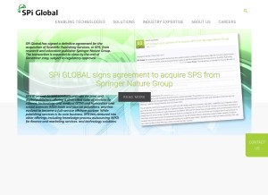 How spi-global.com looks like on a tablet such as an iPad.