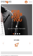 How spider4web.it looks like on a mobile device such as an iPhone.