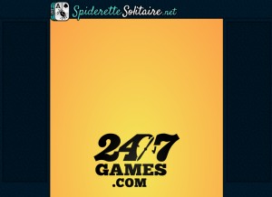 How spiderettesolitaire.net looks like on a tablet such as an iPad.