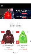 How spiderhoodieus.shop looks like on a mobile device such as an iPhone.