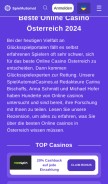 How spielautomatcasinos.at looks like on a mobile device such as an iPhone.