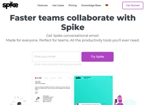 How spikenow.com looks like on a tablet such as an iPad.