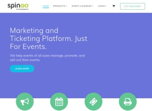 How spingo.com looks like on a tablet such as an iPad.