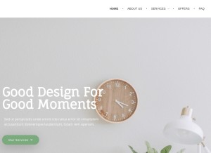 How splstudios.com looks like on a tablet such as an iPad.