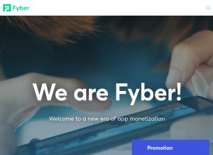 How sponsorpay.com looks like on a tablet such as an iPad.