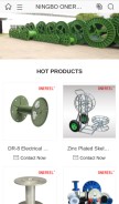 How spool-manufacturer.com looks like on a mobile device such as an iPhone.