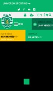 How sporting.pt looks like on a mobile device such as an iPhone.