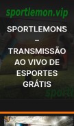 How sportlemon.vip looks like on a mobile device such as an iPhone.