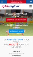 How sportsregions.fr looks like on a mobile device such as an iPhone.