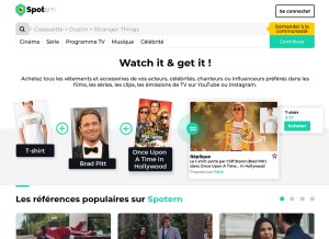 How spotern.com looks like on a tablet such as an iPad.