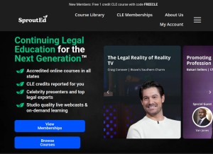 How sprouteducation.com looks like on a tablet such as an iPad.
