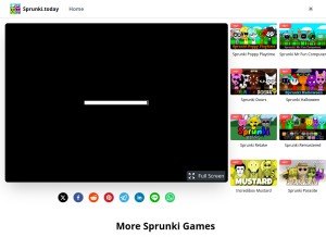 How sprunki.today looks like on a tablet such as an iPad.