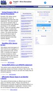 How sqlteam.com looks like on a mobile device such as an iPhone.