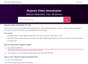 How sroposo.com looks like on a tablet such as an iPad.