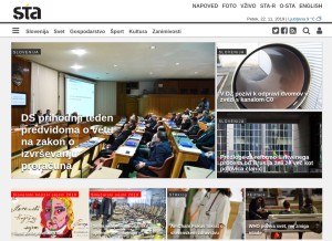 How sta.si looks like on a tablet such as an iPad.