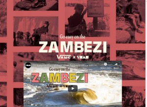 How stabmag.com looks like on a tablet such as an iPad.