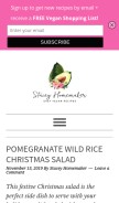 How staceyhomemaker.com looks like on a mobile device such as an iPhone.