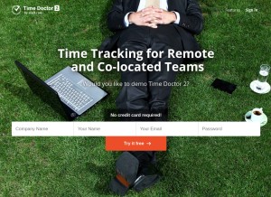 How staff.com looks like on a tablet such as an iPad.