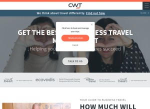 How stage-mycwt.com looks like on a tablet such as an iPad.