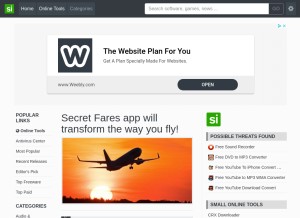 How standaloneinstaller.com looks like on a tablet such as an iPad.