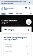 How stanstedairport.com looks like on a mobile device such as an iPhone.