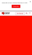 How startupbusinessbureau.com looks like on a mobile device such as an iPhone.