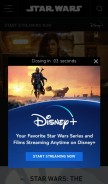 How starwars.com looks like on a mobile device such as an iPhone.
