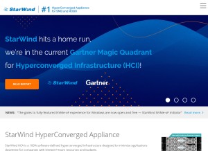 How starwindsoftware.com looks like on a tablet such as an iPad.