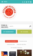How steamykitchen.com looks like on a mobile device such as an iPhone.