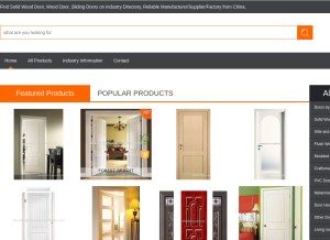 How steeldoors-manufacturer.com looks like on a tablet such as an iPad.
