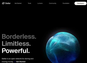 How stellar.org looks like on a tablet such as an iPad.