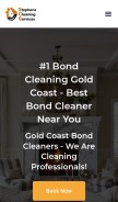 How stephens-bond-cleaning-gold-coast.com.au looks like on a mobile device such as an iPhone.