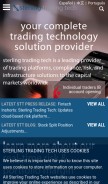How sterlingtrader.com looks like on a mobile device such as an iPhone.