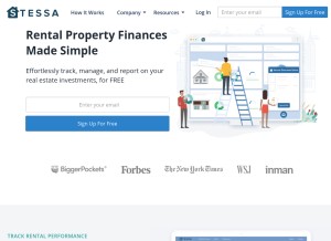How stessa.com looks like on a tablet such as an iPad.