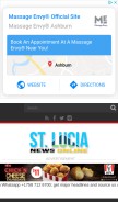 How stlucianewsonline.com looks like on a mobile device such as an iPhone.