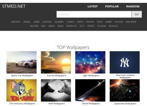 How stmed.net looks like on a tablet such as an iPad.