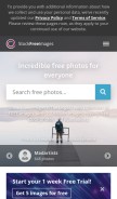 How stockfreeimages.com looks like on a mobile device such as an iPhone.